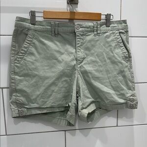 Gloria Vanderbilt Women's Green Casual Shorts